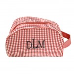 181018 - RED/WHITE GINGHAM COSMETIC BAG